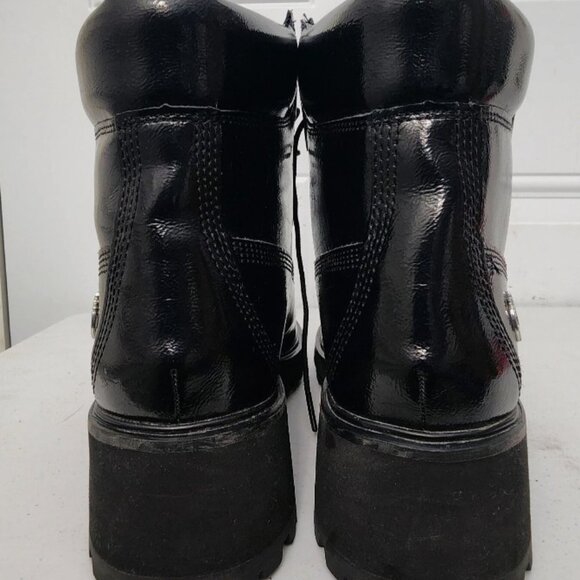 Timberland Women's Kinsley 6 Inch Waterproof Combat Boots Black  Size 6.5 NWOT - Picture 4 of 8